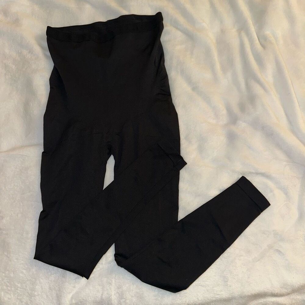 Spanx Assets Medium Solid Black High Waist Womens… - image 1